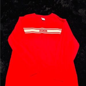 PINK Victoria's Secret Bright Red Tee